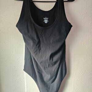 Torrid Foxy Double Scoop Neck Tank Bodysuit Size 2